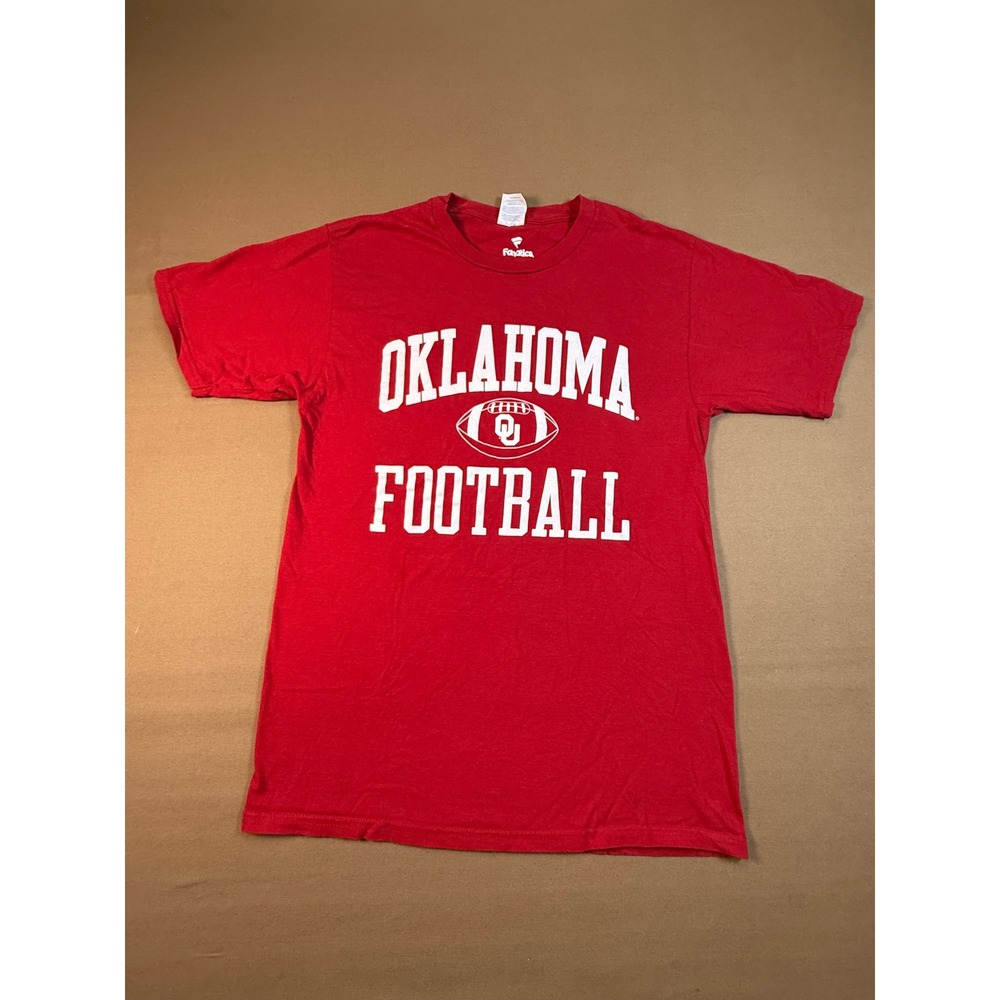 Kids‎ Red Oklahoma Football Fanatics T-Shirt Youth Medium